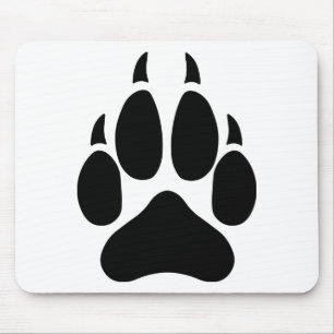 Alfombrilla De Ratón Wolf Paw
