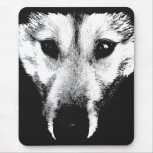 Alfombrilla De Ratón Wolf Pup Mousepad Regalos Malamute Husky Dogs