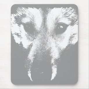 Alfombrilla De Ratón Wolf Pup Mousepad Regalos Perro confitado Perros H