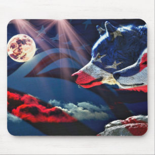 Alfombrilla De Ratón Wolf Wolves Full Moon