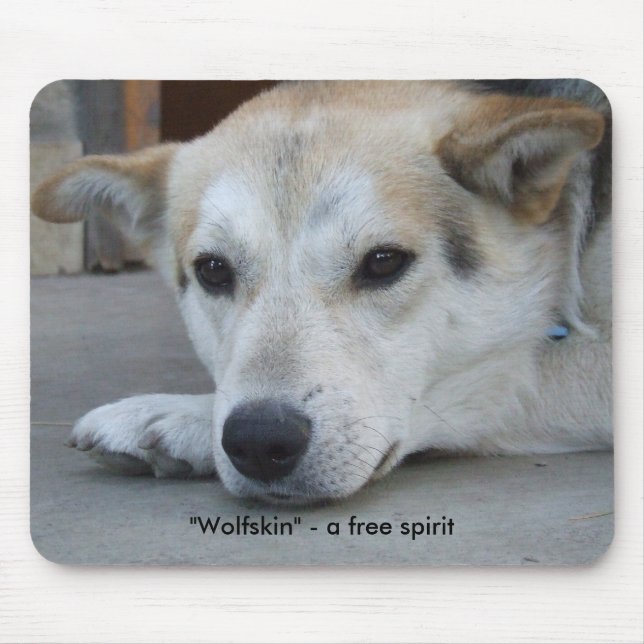 Alfombrilla De Ratón "Wolfskin" Mousepad (Frente)