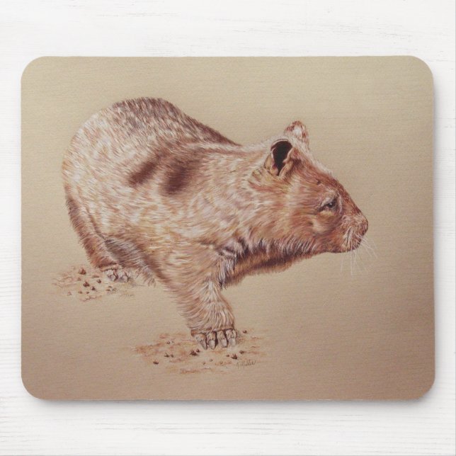 Alfombrilla De Ratón Wombat (Frente)