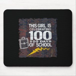 Alfombrilla De Ratón Womens 100 Day Funny Set Para Chicas 100 Días O