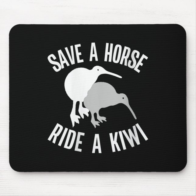 Alfombrilla De Ratón Womens Funny New Zealand Kiwi Meme Quote Save A Ho (Frente)