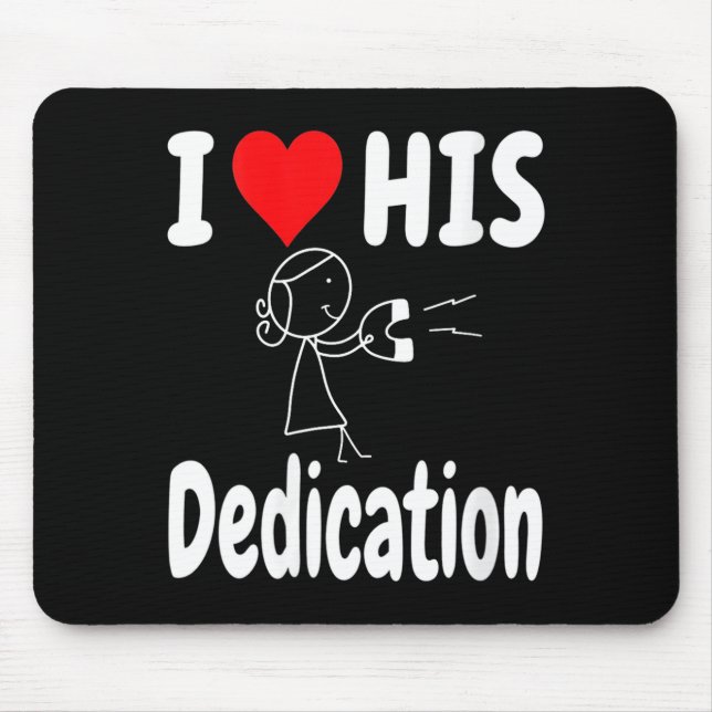 Alfombrilla De Ratón Women's Funny Valentine's Day Couple Matching I Lo (Frente)