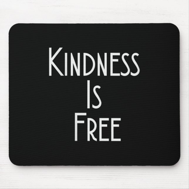 Alfombrilla De Ratón Womens Kindness Is Shirt Motivation Insration V-ne (Frente)