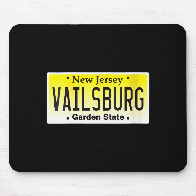 Alfombrilla De Ratón Womens Vailsburg Newark Nj City New Jersey License (Frente)