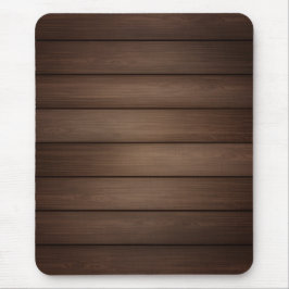 Alfombrilla De Ratón Wood Grain Striped Brown Abstract Fashion Art