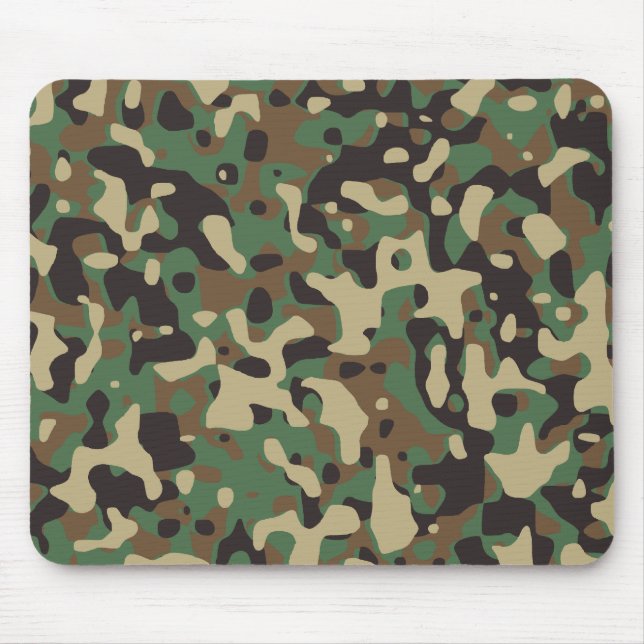 Alfombrilla De Ratón Woodland Camo (Frente)