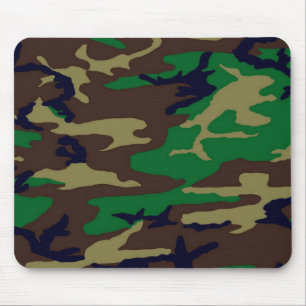 Alfombrilla De Ratón Woodland Camouflage Mousepad