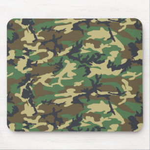 Alfombrilla De Ratón Woodlands Camouflage Outdoorsman Gift