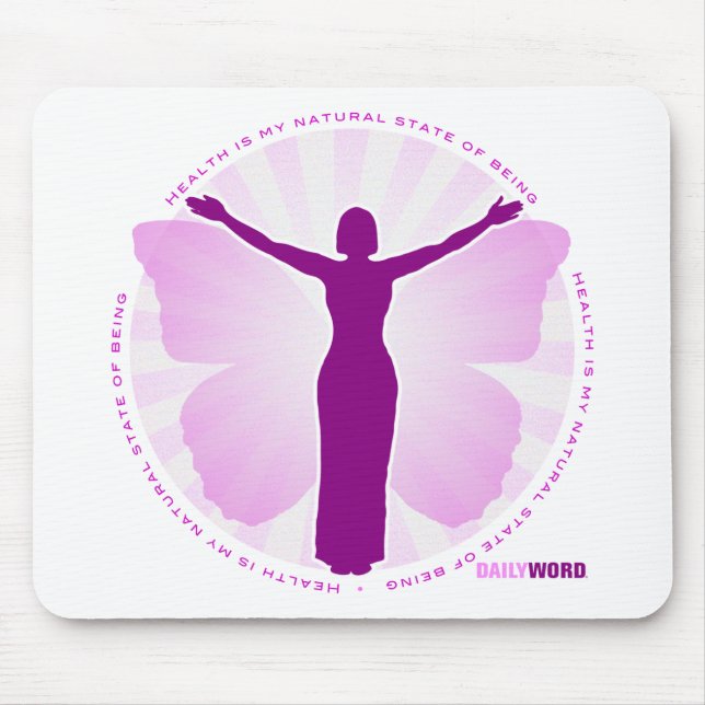 Alfombrilla De Ratón WORD® DIARIO "cura" Mousepad (Frente)