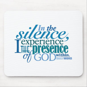 Alfombrilla De Ratón Word® diario "silencio" Mousepad