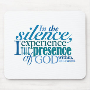 Alfombrilla De Ratón Word® diario "silencio" Mousepad