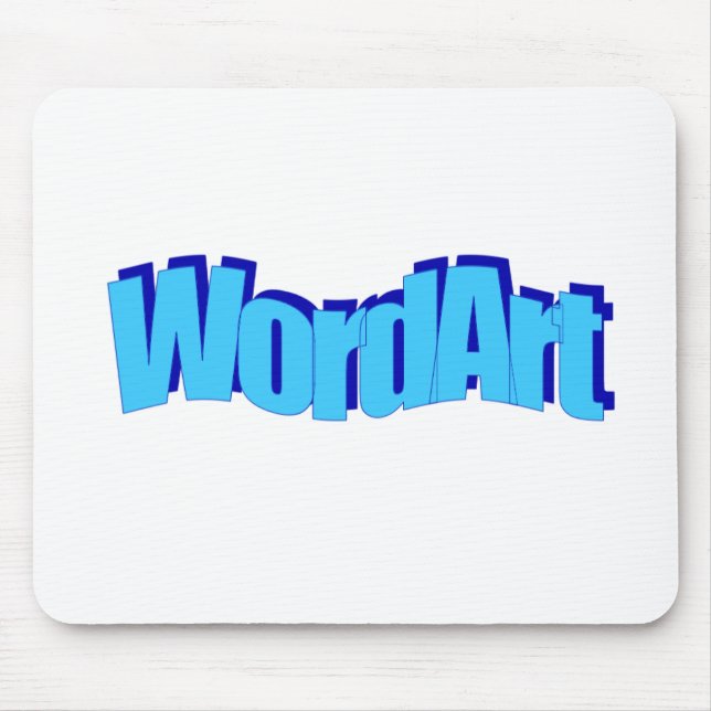 Alfombrilla De Ratón WordArt Mousepad (Frente)