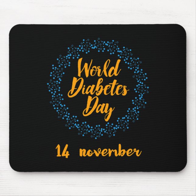 Alfombrilla De Ratón World Diabetes Day  (Frente)