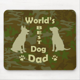Alfombrilla De Ratón World's Best Dog Dad