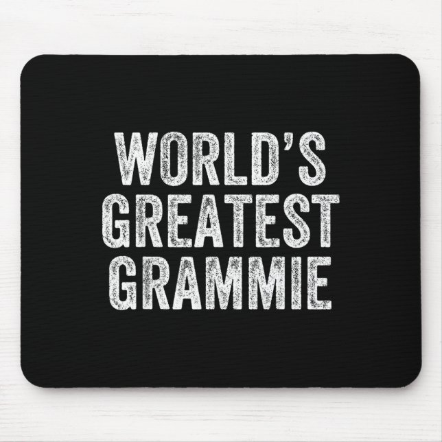 Alfombrilla De Ratón World's Greatest Grammie Funny Grandma Joke Mother (Frente)