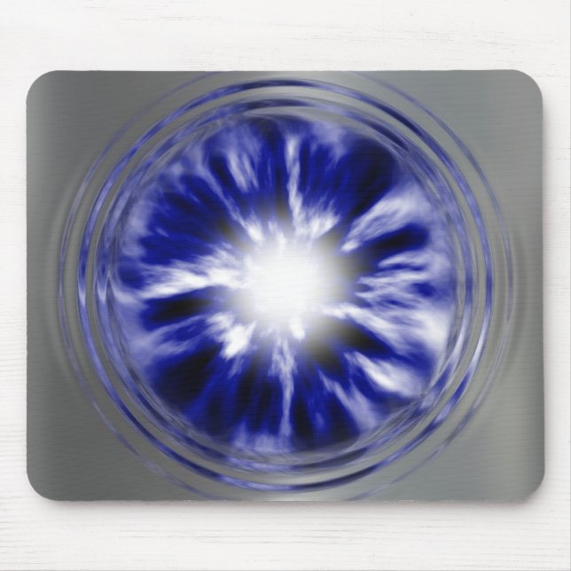Alfombrilla De Ratón wormhole de plata cepillado 2 (Frente)