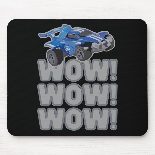 Alfombrilla De Ratón ¡Wow! ¡Wow! ¡Wow! Juego de Fútbol Rocket (Frente)