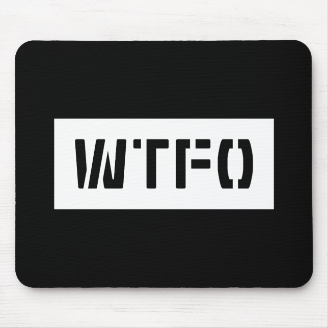 ALFOMBRILLA DE RATÓN WTFO (Frente)