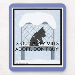 ALFOMBRILLA DE RATÓN X OUT PUPPY MILLS