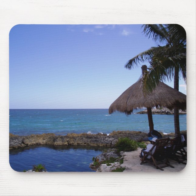 Alfombrilla De Ratón Xcaret México Mousepad (Frente)