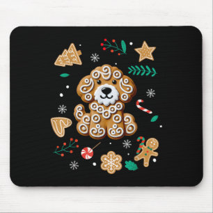 Alfombrilla De Ratón Xmas Dog Gingerbread Goldendoodle Golden Doodle Ch