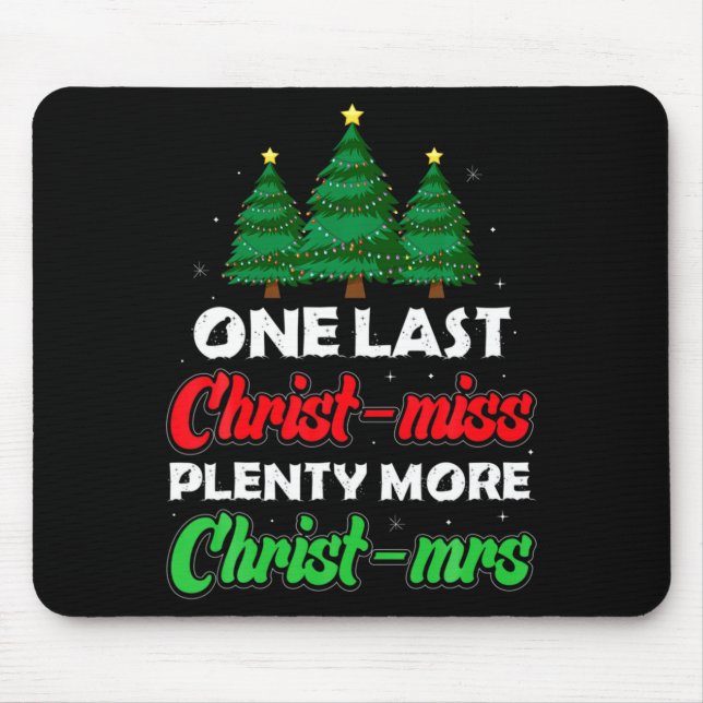 Alfombrilla De Ratón Xmas Future Bride Wife New Fiance Funny Engagement (Frente)