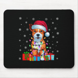 Alfombrilla De Ratón Xmas Ilumina American Staffordshire Terrier Dog Ch