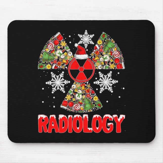 Alfombrilla De Ratón Xmas Radiology Christmas Radiologist Xray Tech Cut (Frente)