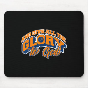 Alfombrilla De Ratón Y dar toda la gloria a Dios Sketll Fan Player