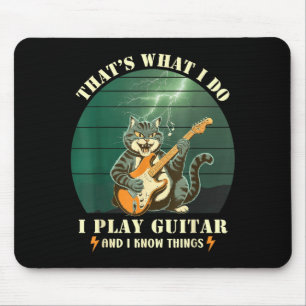 Alfombrilla De Ratón Y Retro Eso Es Lo Que Toca La Guitarra