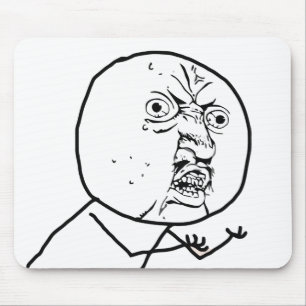 Alfombrilla De Ratón Y U NINGUNA (original) - Mousepad