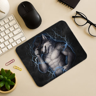Alfombrilla De Ratón Ya No Más Señor Buen Tipo Divertido Alpha Wolf Mem