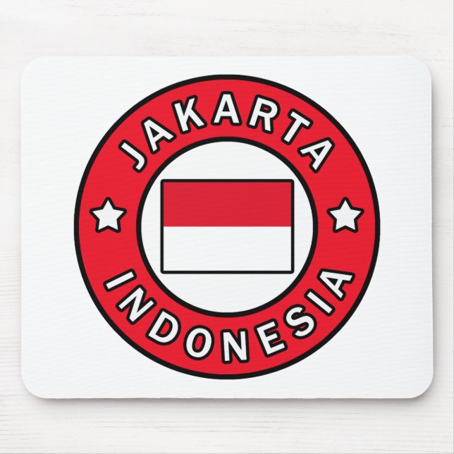 Alfombrilla De Ratón Yakarta Indonesia (Frente)