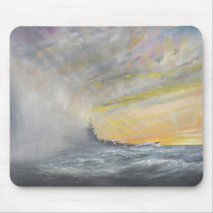 Alfombrilla De Ratón Yamato emerge del tifón pacífico 1944 2010