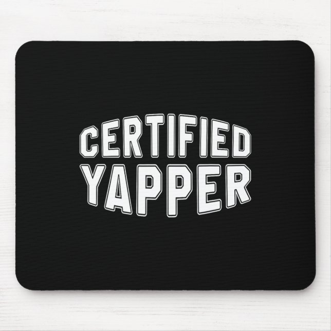 Alfombrilla De Ratón Yapper Profesional Yapper Certificado (Frente)