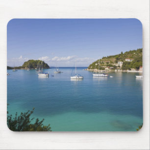 Alfombrilla De Ratón Yates anclados, Lakka, Paxos, Grecia