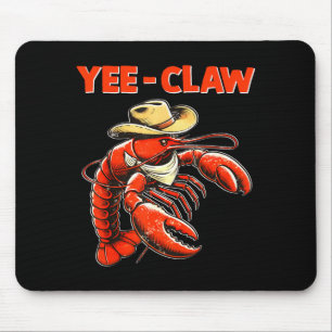 Alfombrilla De Ratón Yee Claw Vaca Divertida de Langostinos Comida Cajú
