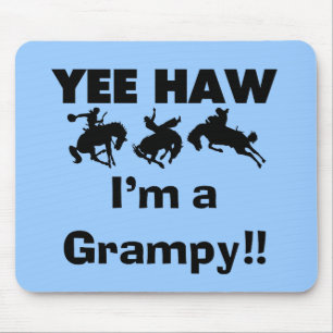 Alfombrilla De Ratón Yee Haw, soy camisetas Grampy y Regalos