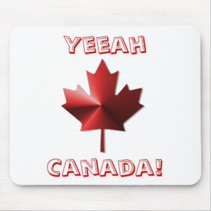 Alfombrilla De Ratón Yeeah Canada Flag Maple Leaf Mousepad