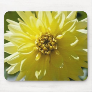Alfombrilla de ratón Yellow Dahlia