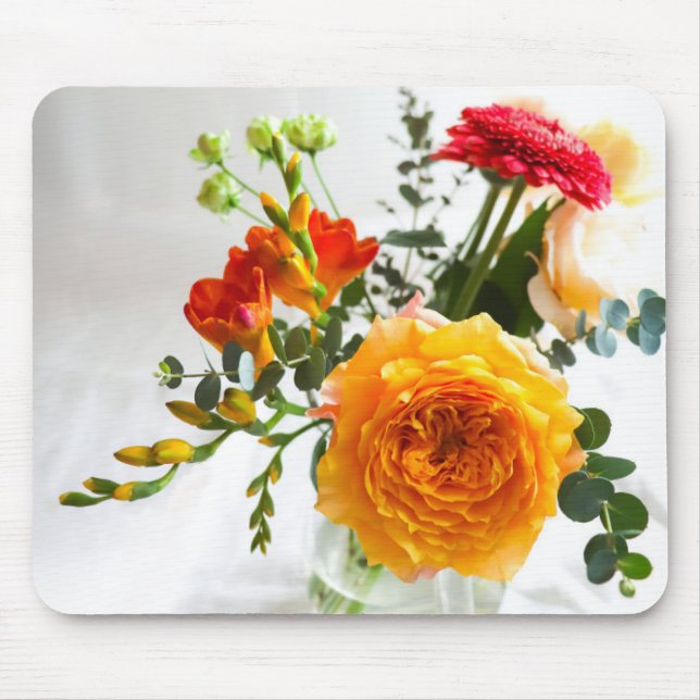 Alfombrilla De Ratón Yellow Rose Mouse Pad (Frente)