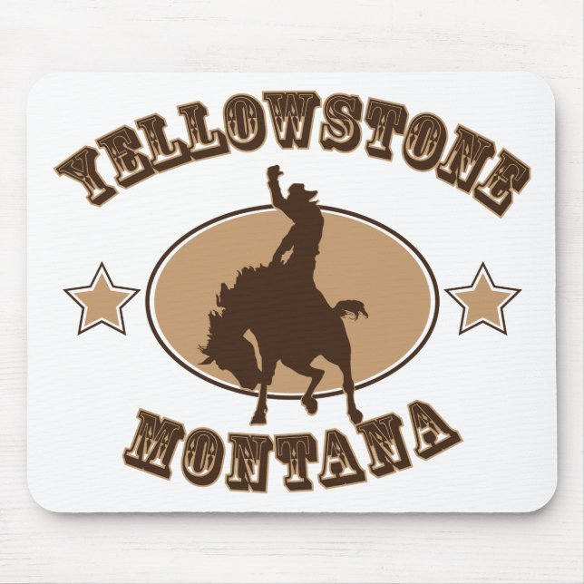 Alfombrilla De Ratón Yellowstone Montana (Frente)