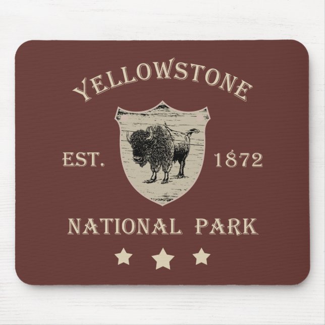 Alfombrilla De Ratón yellowstone national park (Frente)