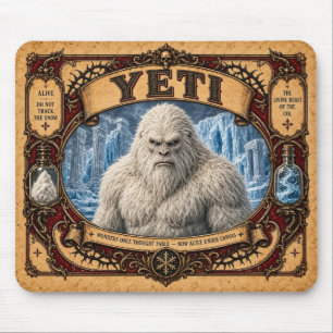Alfombrilla De Ratón Yeti, Monstruo de Circo Antiguo