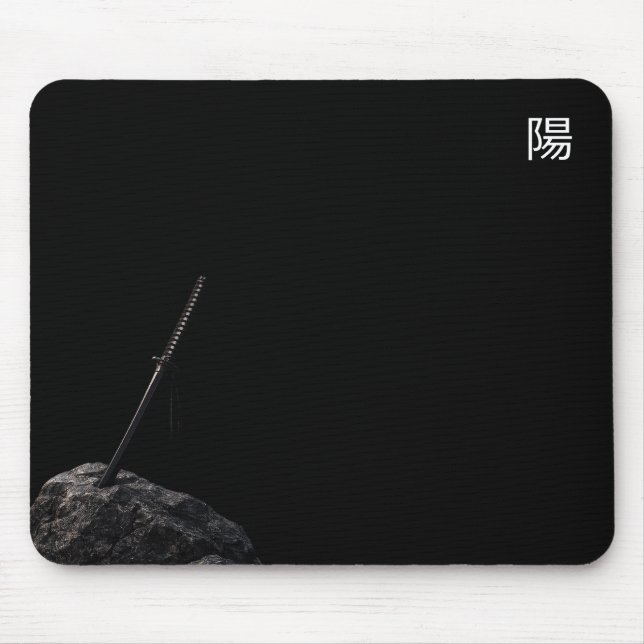 Alfombrilla De Ratón Yin Katana Mousepad (Frente)