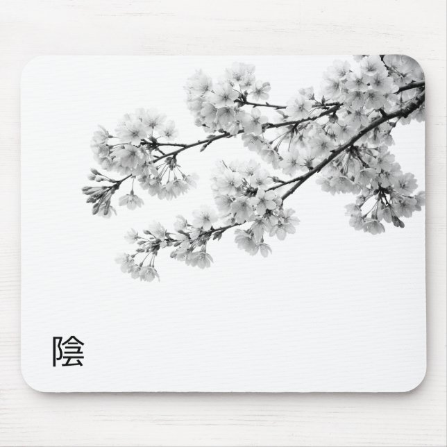 Alfombrilla De Ratón Yin Sakura Mousepad (Frente)