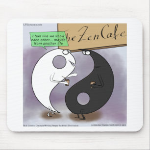 Alfombrilla De Ratón Yin se encuentra con Yang Zen Funny